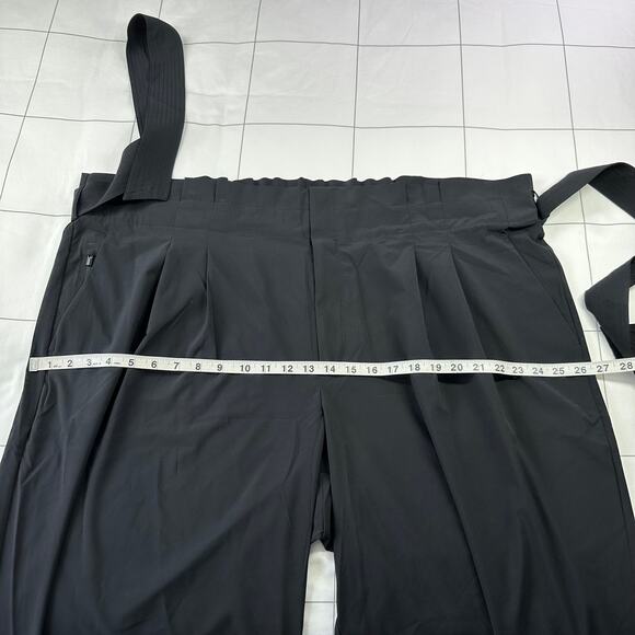 Athleta Pants Womens 24 Black Skyline Paperbag High Rise Commute Travel Work - Picture 9 of 13